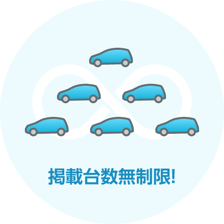 掲載台数無制限!